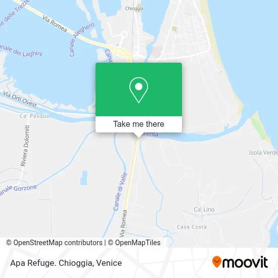 Apa Refuge. Chioggia map