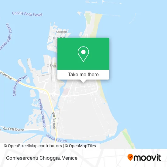 Confesercenti Chioggia map