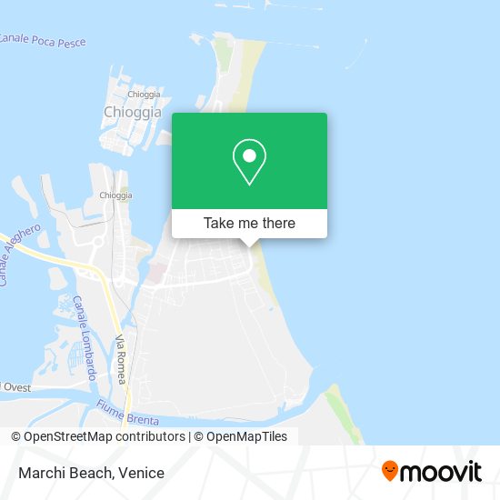 Marchi Beach map
