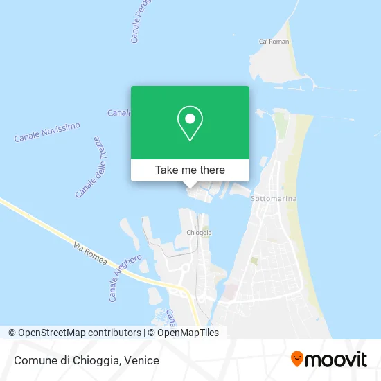 Municipality of Chioggia map