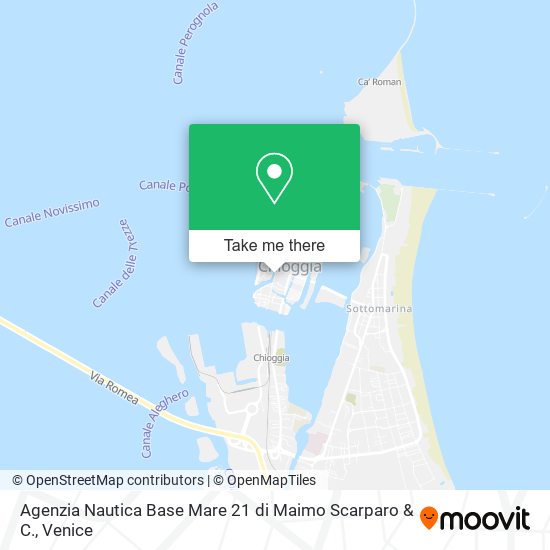 Agenzia Nautica Base Mare 21 di Maimo Scarparo & C. map