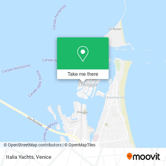 Italia Yachts map