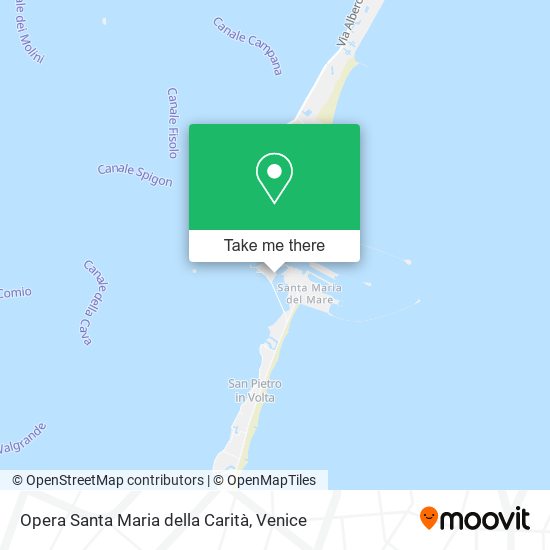Opera Santa Maria della Carità map