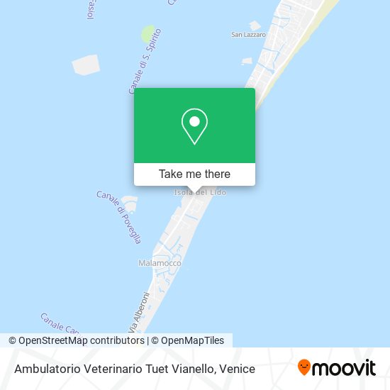 Ambulatorio Veterinario Tuet Vianello map