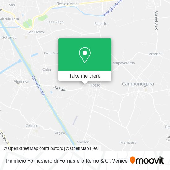 Panificio Fornasiero di Fornasiero Remo & C. map