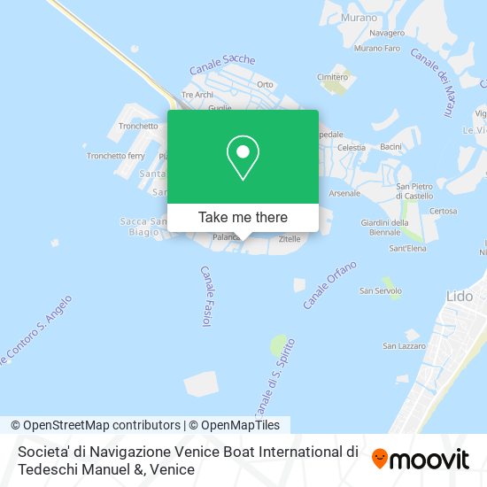 Societa' di Navigazione Venice Boat International di Tedeschi Manuel & map