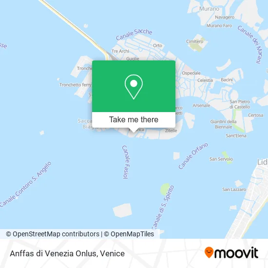 Anffas di Venezia Onlus map