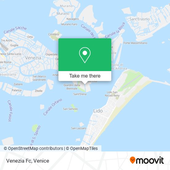 Venezia Fc map