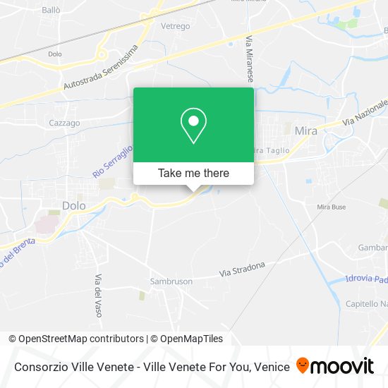 Consorzio Ville Venete - Ville Venete For You map