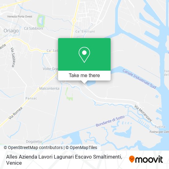 Alles Azienda Lavori Lagunari Escavo Smaltimenti map