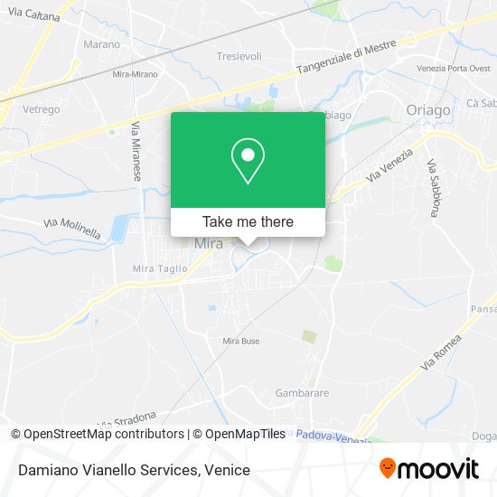 Damiano Vianello Services map