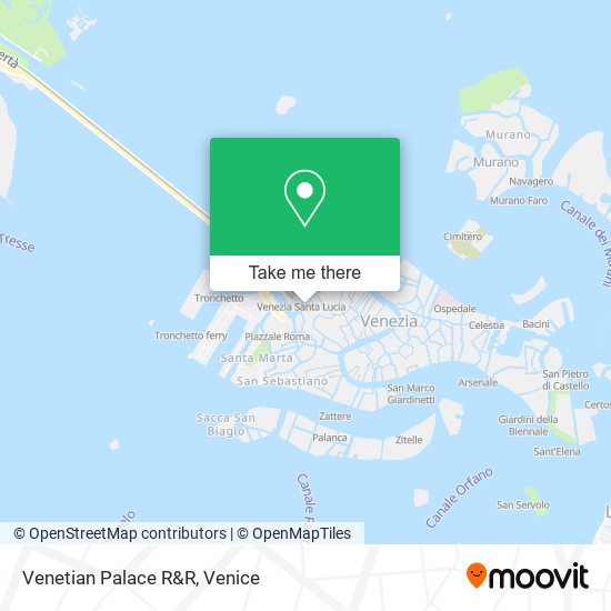 Venetian Palace R&R map