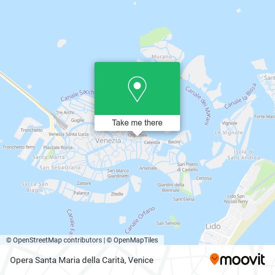 Opera Santa Maria della Carità map