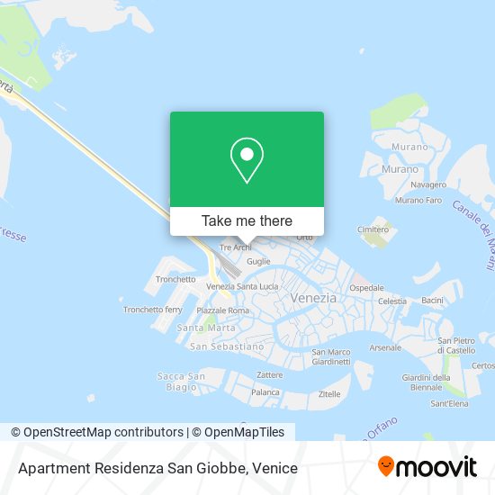 Apartment Residenza San Giobbe map