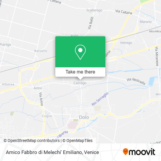 Amico Fabbro di Melechi' Emiliano map