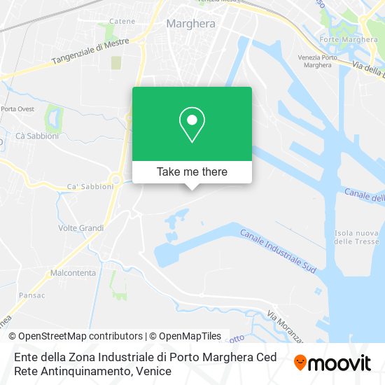 Ente della Zona Industriale di Porto Marghera Ced Rete Antinquinamento map