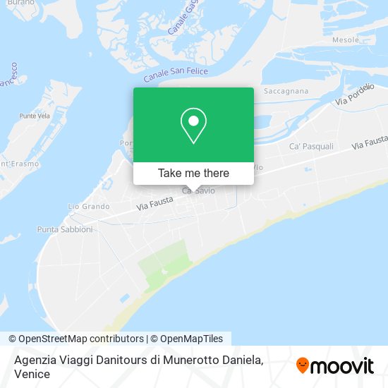 Agenzia Viaggi Danitours di Munerotto Daniela map