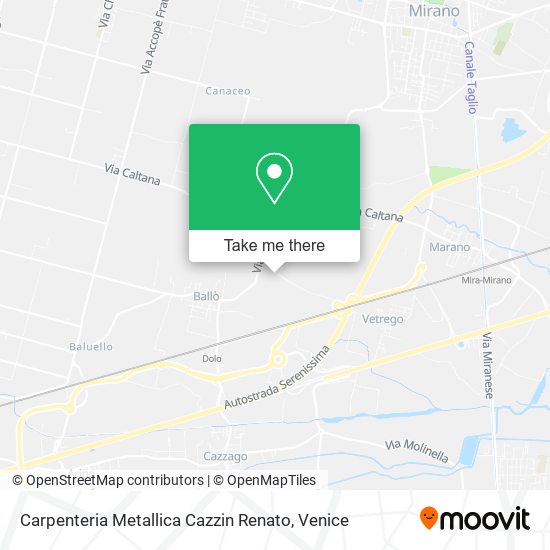 Carpenteria Metallica Cazzin Renato map