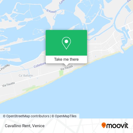 Cavallino Rent map