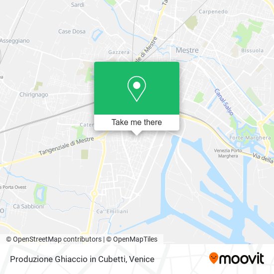 Produzione Ghiaccio in Cubetti map