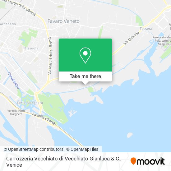 Carrozzeria Vecchiato di Vecchiato Gianluca & C. map