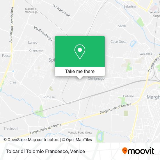 Tolcar di Tolomio Francesco map