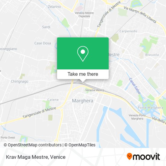 Krav Maga Mestre map