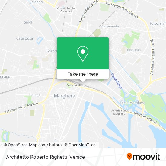 Architetto Roberto Righetti map