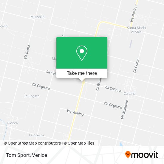 Tom Sport map