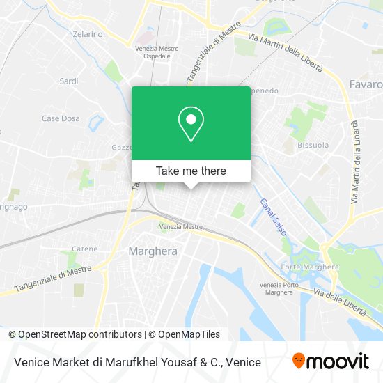 Venice Market di Marufkhel Yousaf & C. map
