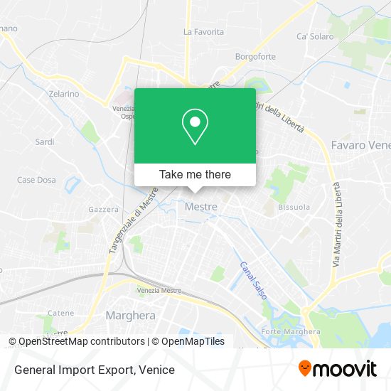 General Import Export map