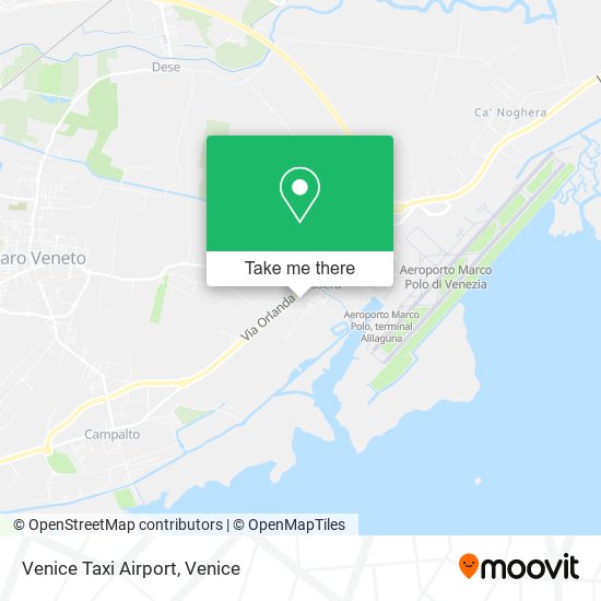 Venice Taxi Airport map