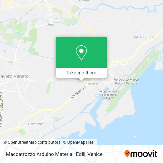 Maccatrozzo Arduino Materiali Edili map