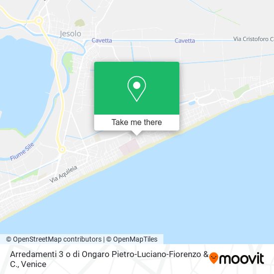 Arredamenti 3 o di Ongaro Pietro-Luciano-Fiorenzo & C. map
