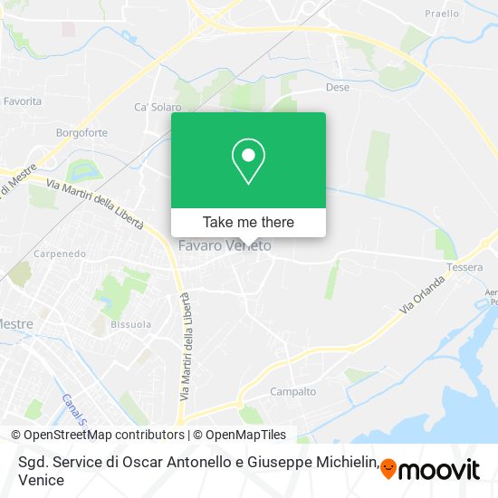 Sgd. Service di Oscar Antonello e Giuseppe Michielin map
