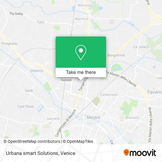 Urbana smart Solutions map