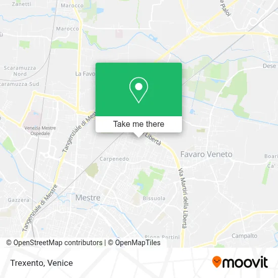 Trexento map