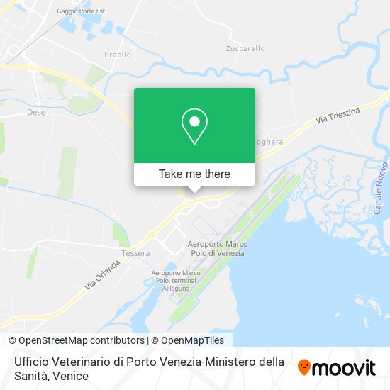 Ufficio Veterinario di Porto Venezia-Ministero della Sanità map