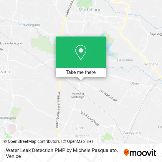 Water Leak Detection PMP by Michele Pasqualato map