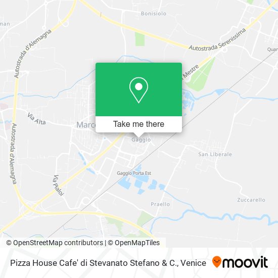 Pizza House Cafe' di Stevanato Stefano & C. map