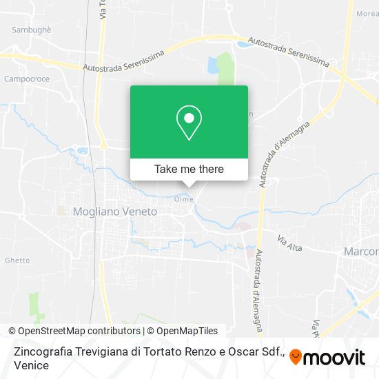 Zincografia Trevigiana di Tortato Renzo e Oscar Sdf. map