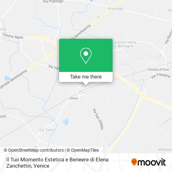 Il Tuo Momento Estetica e Beneere di Elena Zanchettin map