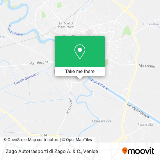 Zago Autotrasporti di Zago A. & C. map
