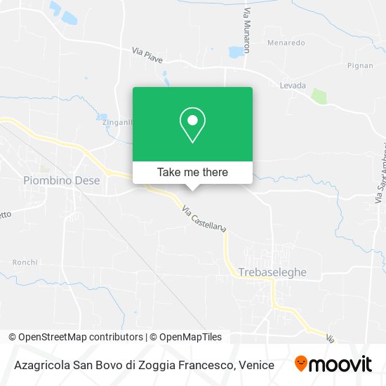 Azagricola San Bovo di Zoggia Francesco map