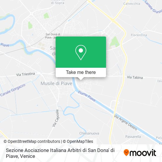 Sezione Aociazione Italiana Arbitri di San Dona' di Piave map