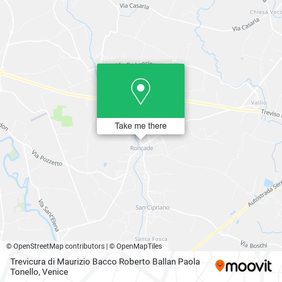 Trevicura di Maurizio Bacco Roberto Ballan Paola Tonello map