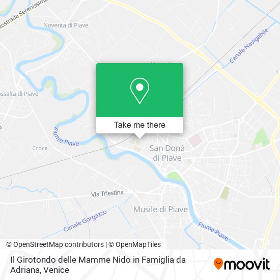 Il Girotondo delle Mamme Nido in Famiglia da Adriana map