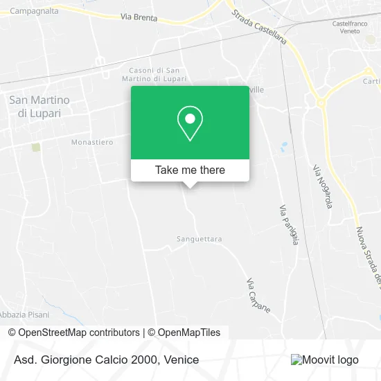 Asd. Giorgione Calcio 2000 map