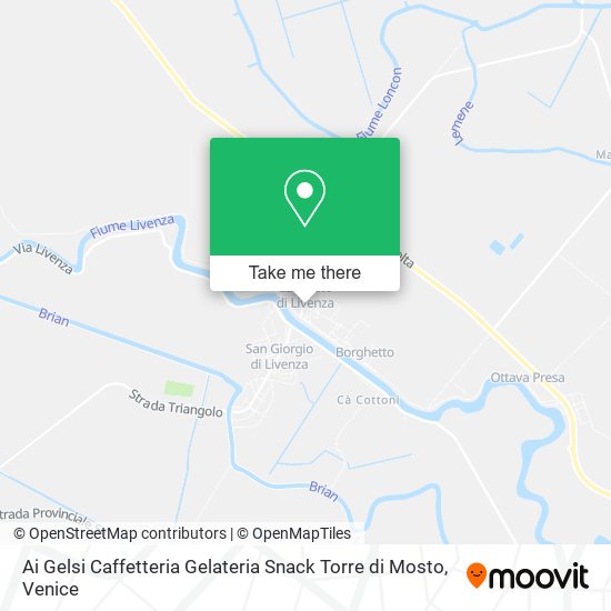 Ai Gelsi Caffetteria Gelateria Snack Torre di Mosto map