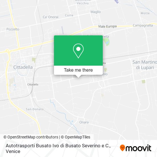 Autotrasporti Busato Ivo di Busato Severino e C. map